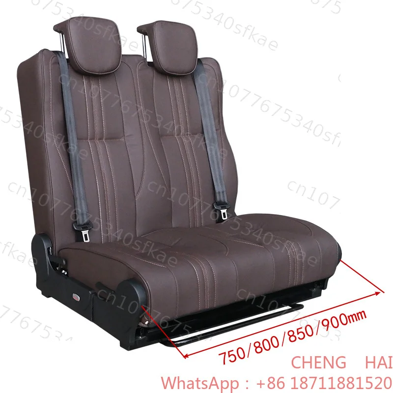 Customized CHENG HAI Dual Fold 2 Seat Folding Bed With Swivel Base For Sprinter Camper Van Conversion