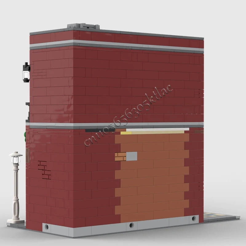 Fotografia 4: 1105 Peças MOC-10321 Modelo de Edifício de Apartamentos e Loja de Conveniência com Cenário Urbano, Quebra-Cabeça Personalizado DIY, Tecnologia de Montagem Criativa, Brinquedo Infantil, Presente