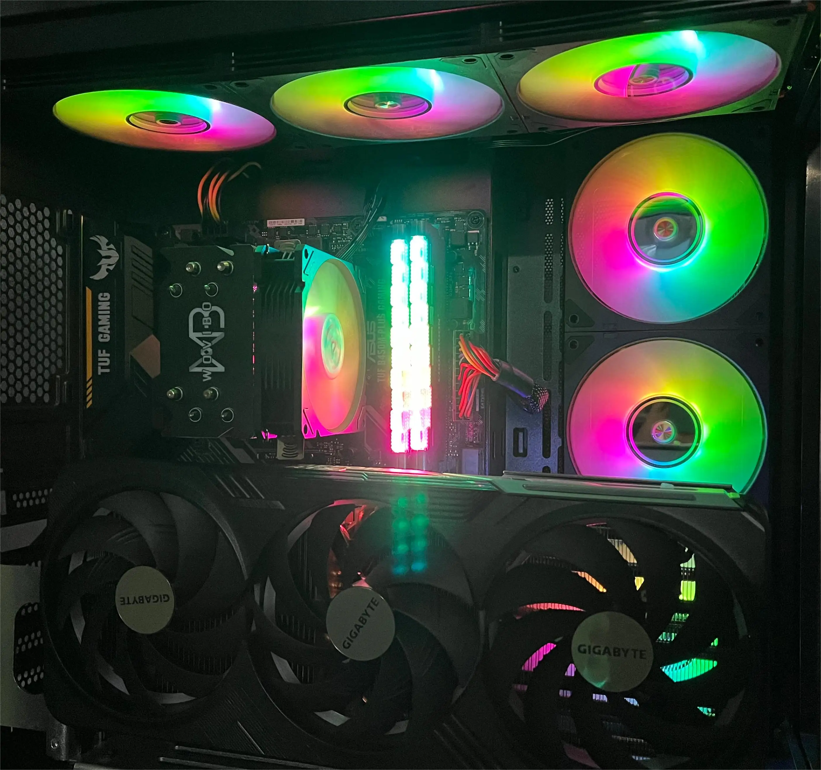 4 히트 파이프 CPU 쿨러 선풍기 ARGB RGB 90mm PWM 4PIN 인텔 1150 1151 1155 1200 1700 2011 X79 X99 AMD AM4 AM5 라디에이터 환풍기