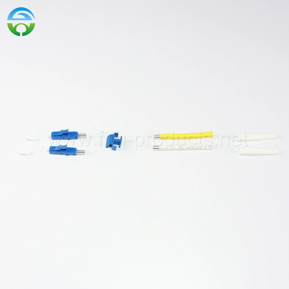 LC/UPC Connector SM Duplex Blue House White Boot, 200 PCs