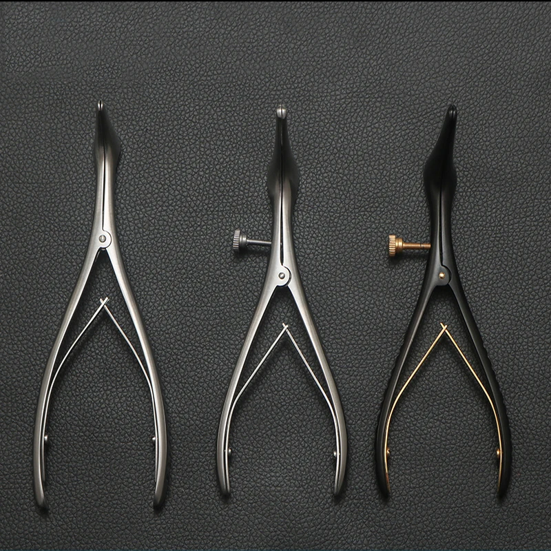 Rhinoscope nose expansion forceps stainless steel nasal cavity inspection adult children rhinoscopy rhinoplasty equipment specul