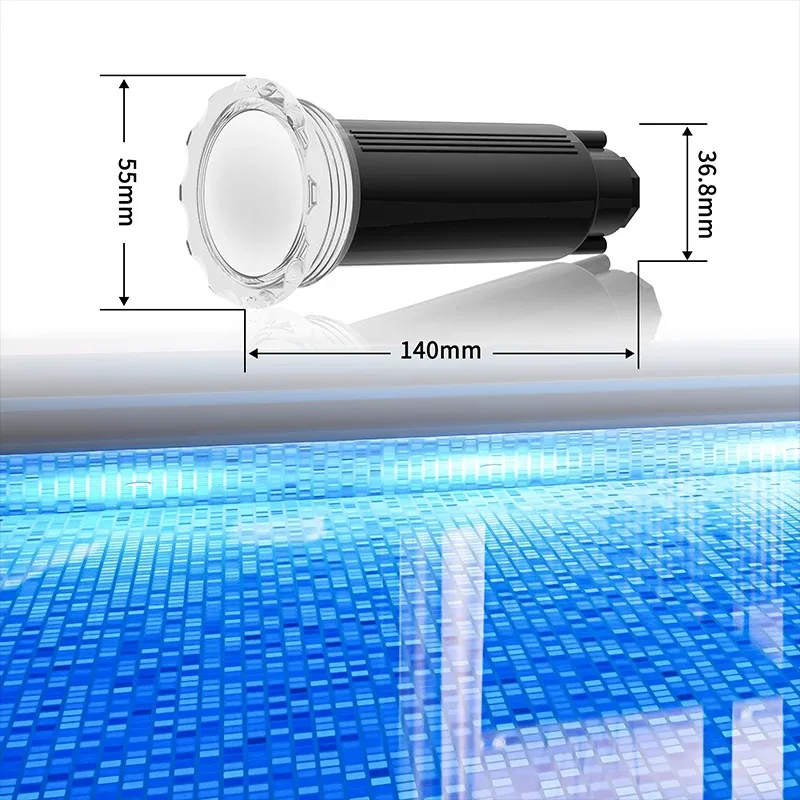 Substituição para Pentair Microbrite LED Piscina Luz Branco RGB Multi Cor Mudando Festa Piscina Nicheless Piscina Luzes