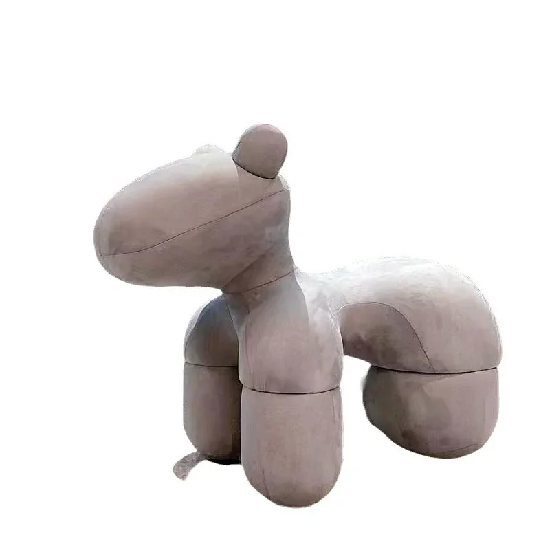 

Internet celebrity pony chair creative animal seat cartoon cute child chair puppy shape change shoes