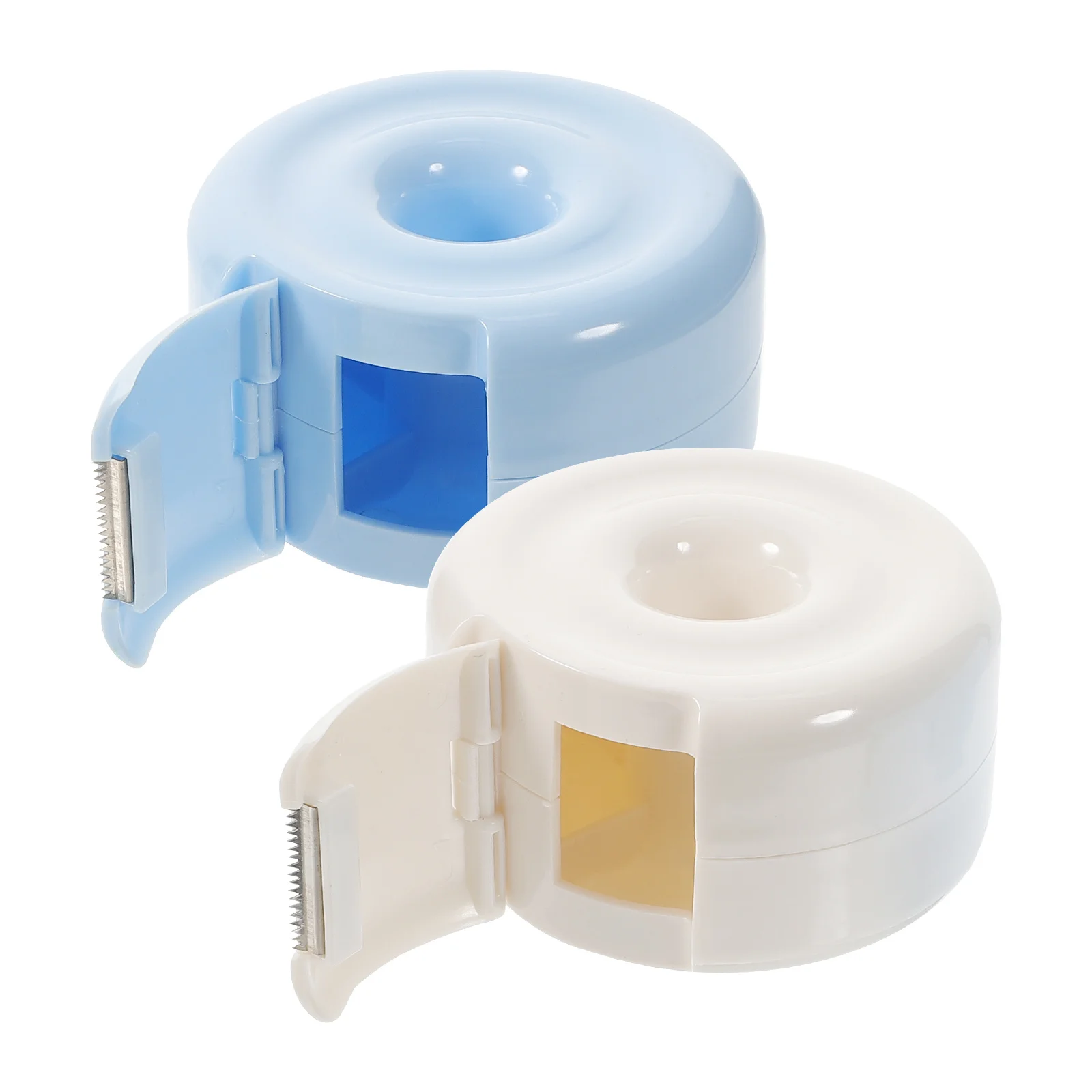 2 قطعة موزع الشريط المحمول أنيقة منظم مكتب حواف ناعمة العملي مكتب المدرسة المنزل استخدام هدية زميل العمل الأصدقاء