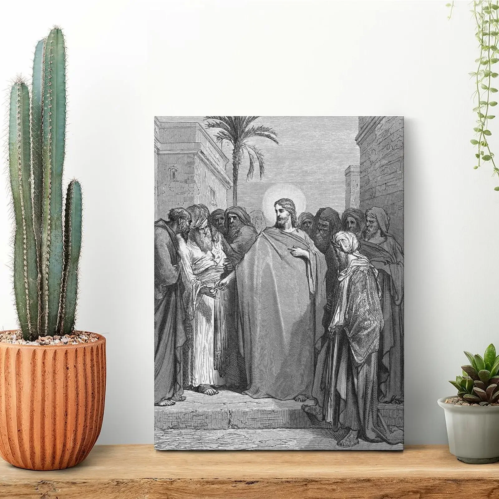 Jesus Replies Canvas Painting Personalized Design Party Club Wall Mural Framed Wall Paintings