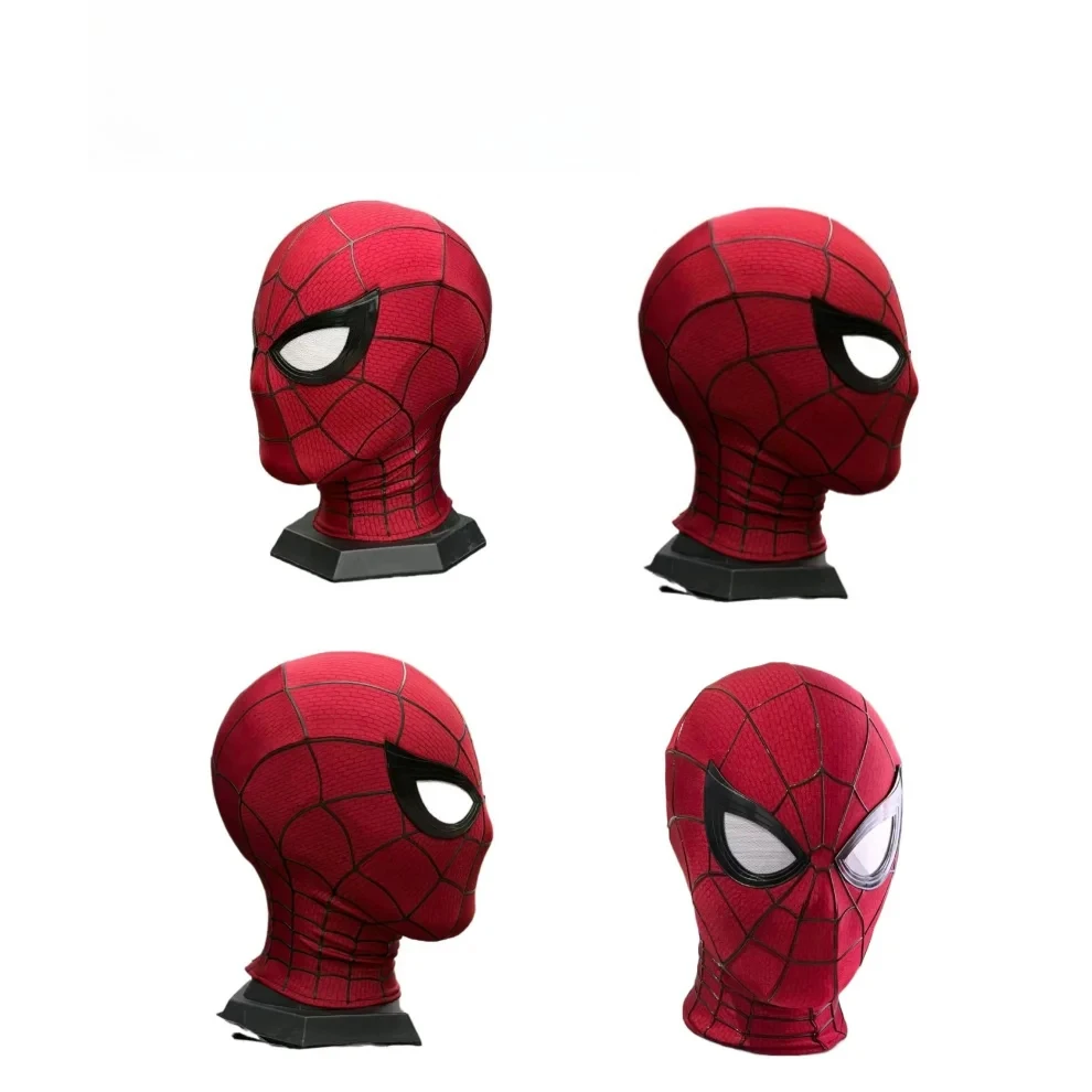 In Stock Spider-Man: Brand New Day Adult Cosplay Mask With Magnetic Back Cover 3d Webbing Strips Superhero Cos Headgear Prop
