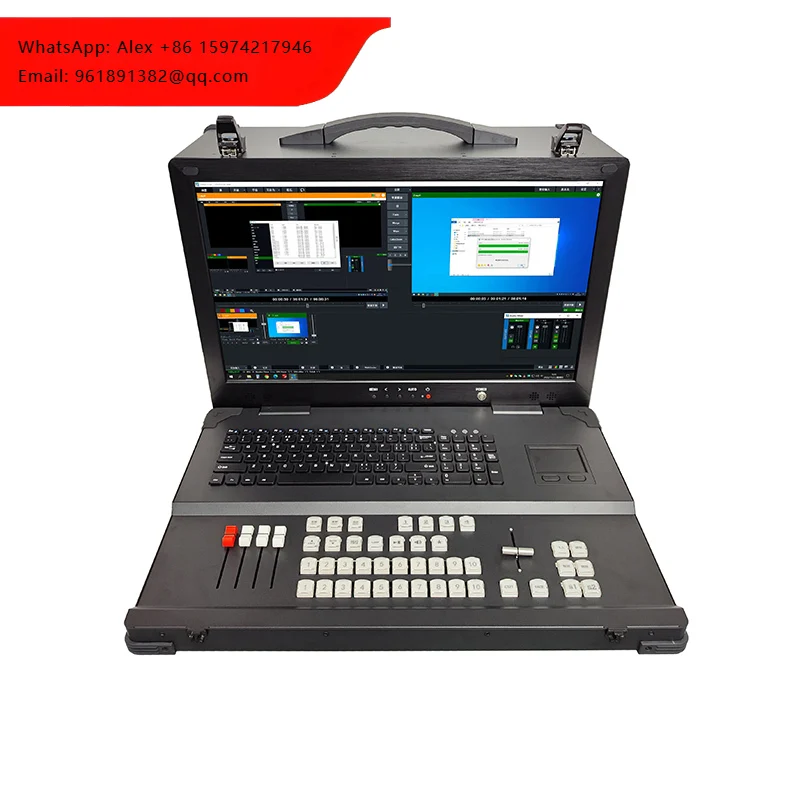 

21.5 Inch 1080P Flip Portable Industrial Computer Case Reinforced For Broadcast Command Equipment OEM ODM Supported Stock