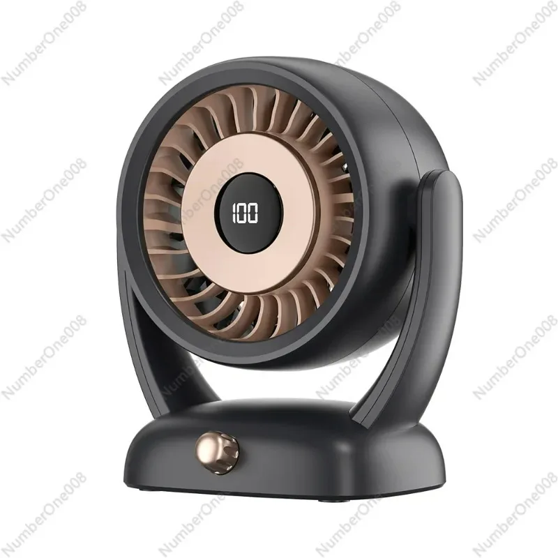 

25 PCS Wall-Mounted USB Desk Fan with 100-Speed & Digital Display, Portable Quiet Cooling Mini Fan for Students Office Home