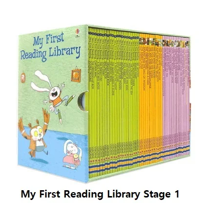 Usborne My First Reading Library Stage 1 English Book Child Kids Word Sentence Education Fairy Tale Story Reading Book Age 3-9