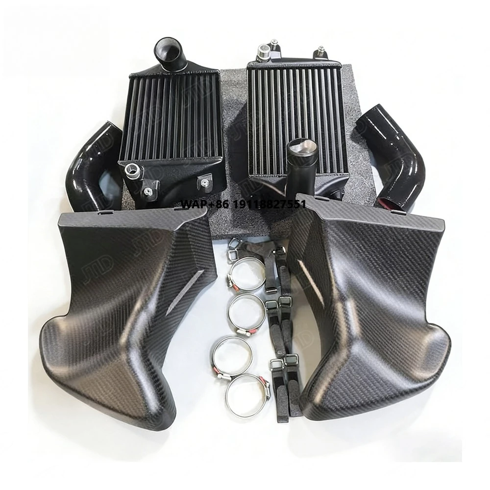 

For 991.2 3.0L Turbo - Upgraded Intercooler Set with Piping, Improves Cooling Efficiency & Horsepower, Easy Install