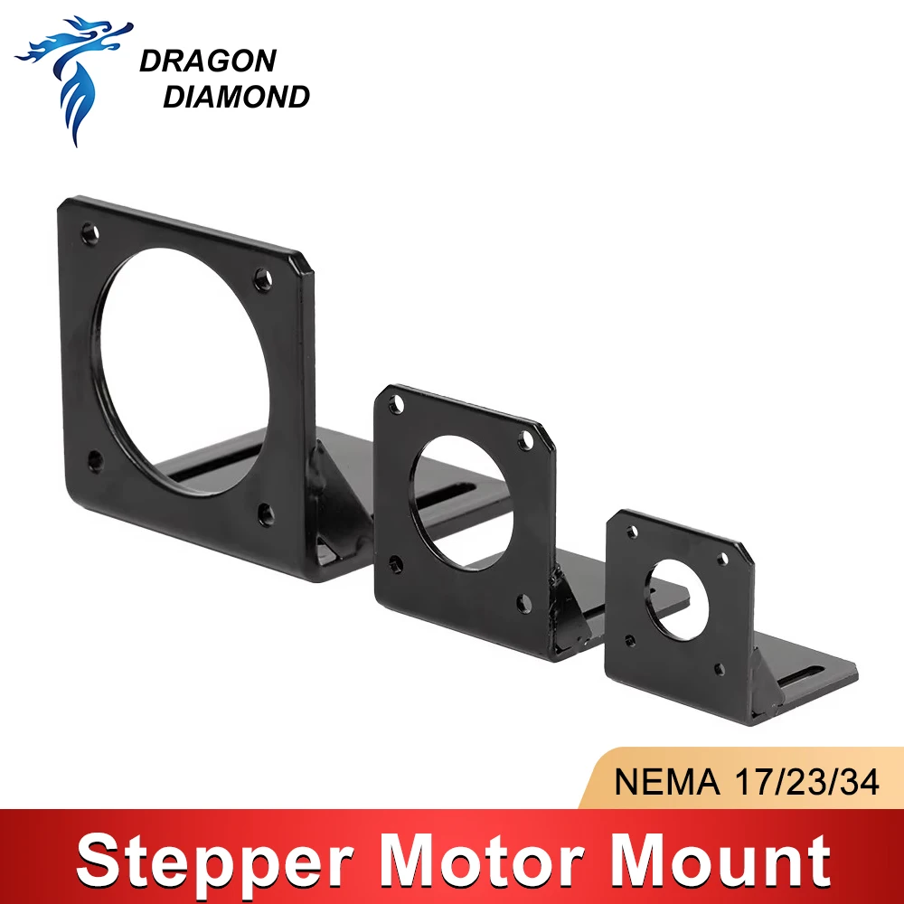 Motor Base Holder For NEMA17 NEMA23 NEMA34 Stepper Motor Aluminum Fixed Seat Fastener mounting Bracket Support