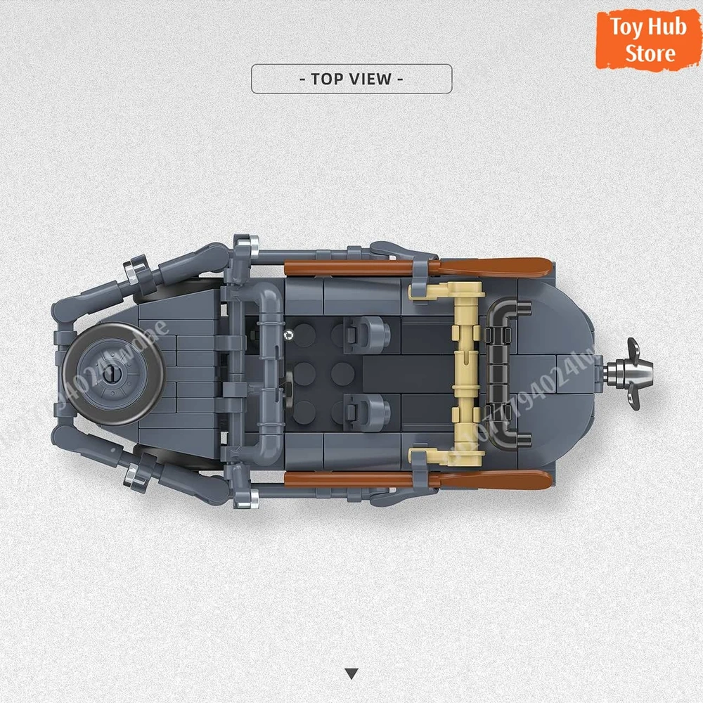 Ww2 166 مركبة برمائية [1:35] نموذج عسكري للجيش الألماني لعشاق البناء لعبة هدية الكريسماس لعبة تعليمية