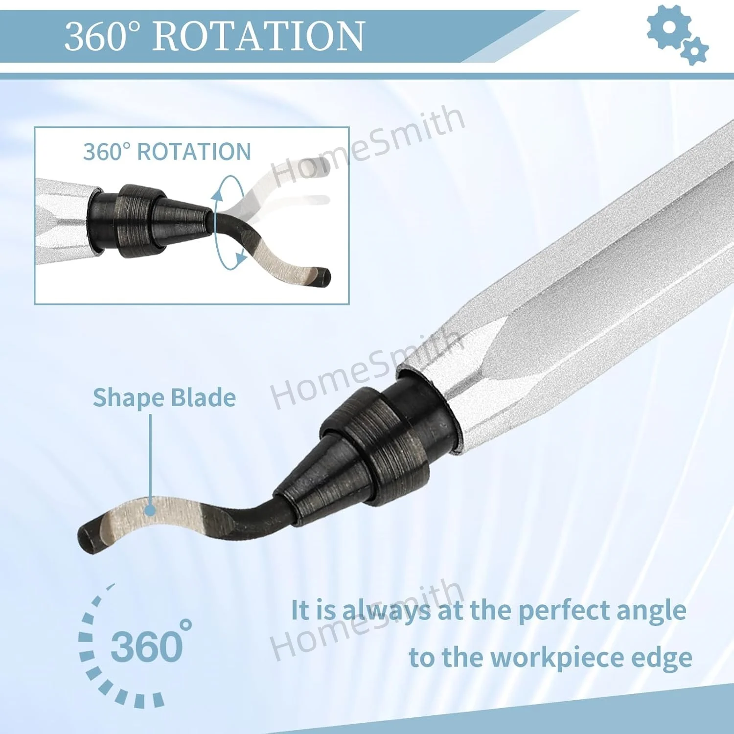 Deburring Tool Kit RB1000 with 20 Blades BS1010 BS1012 BS1018 BS3010 BK3010 BS2010 BS2012 BK3103 BK1010 BS6001 for Metal Plastic
