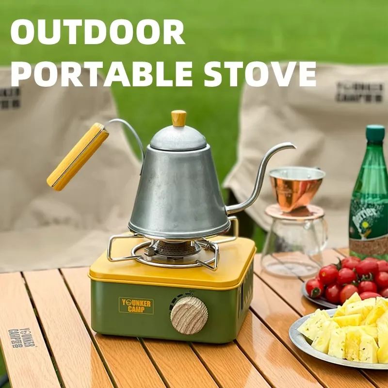 

Square Outdoor Stove Camping Simple Design Compact Lightweight Carry High-strength Corrosion-resistant Diverse Safety Functions