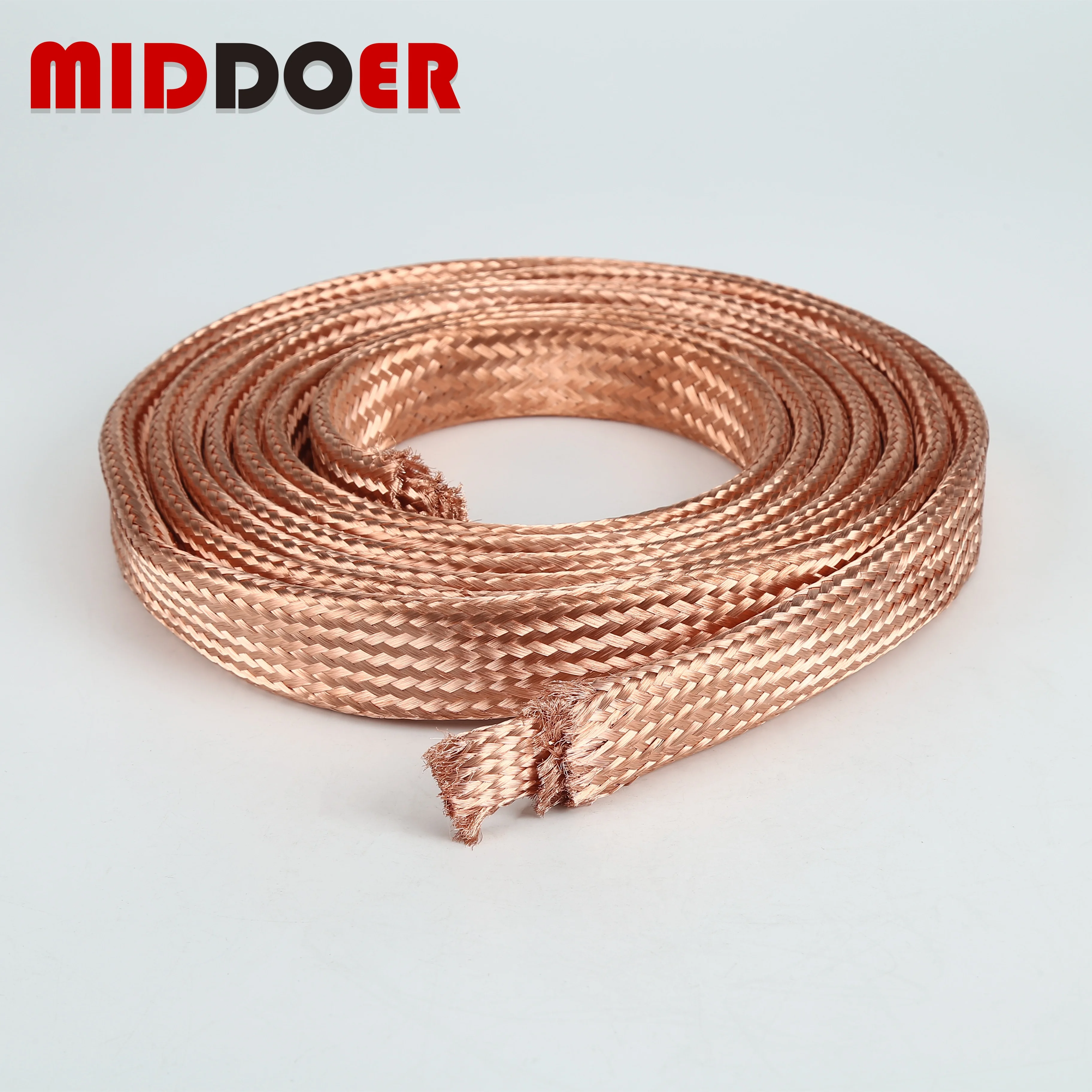 

Copper braided grounding strap flexible copper connector is used for electrical grounding and lightning protection