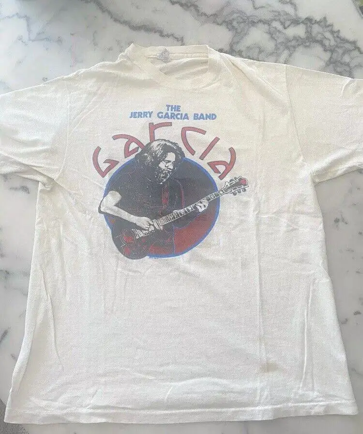 Vintage Jerry Garcia Band Tour T-shirt Grateful Dead Co JGB Phish Stanley Mouse