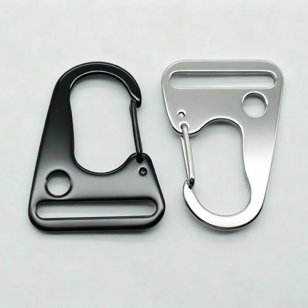 Neue Edelstahl Adler Mund Ersatz Schwarz/Silber 20/25/35mm Haken Clips Klettern Schnalle Outdoor-Tool