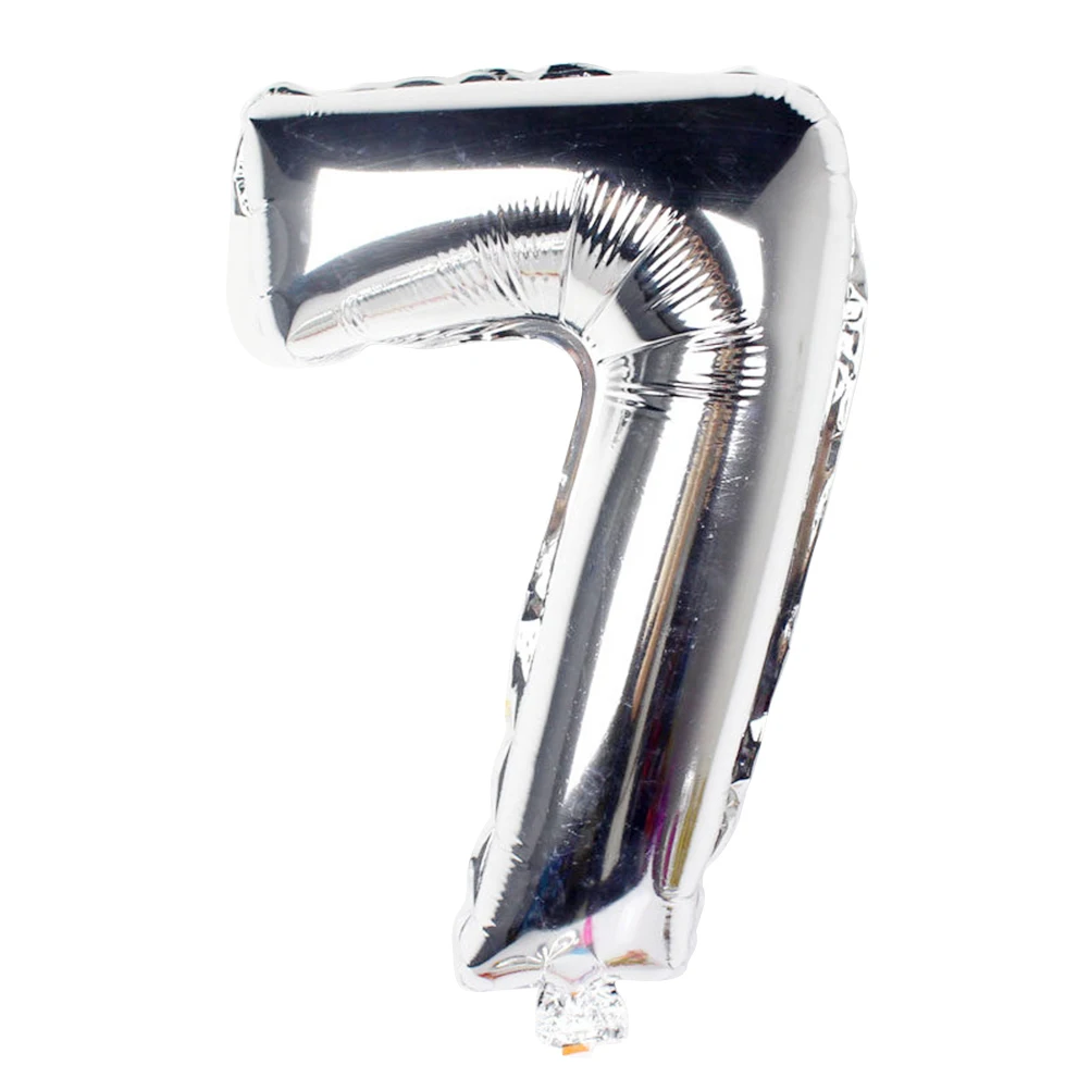 

40 Inch Reusable Aluminum Foil Number Balloons Party Wedding Decorative Photo Props Event Birthday Celebration Balloons