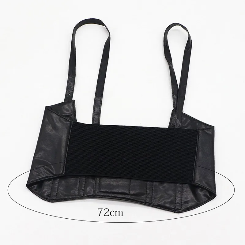 شريط عريض مطاطي وجذاب للنساء ، حزام خصر ، مشد Waspie ، حزام تحت الصدر ، سينجر عريض مع مشبك ، Cummerbunds #6