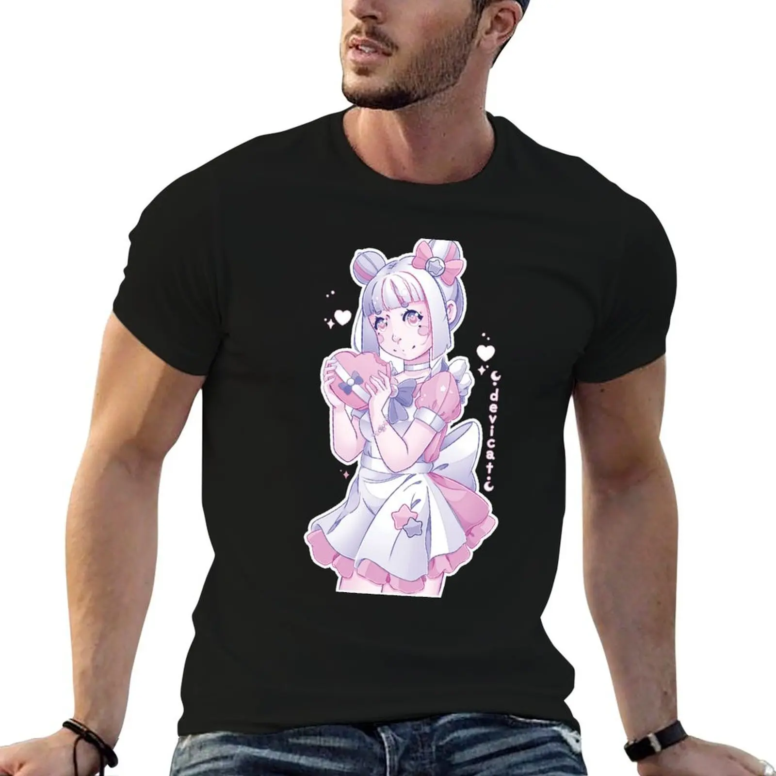 

CandiCat Cafe Maid Valentine  2024  Variant 2 T-Shirt t shirt for man essential t shirt funny t shirts man T-Shirt