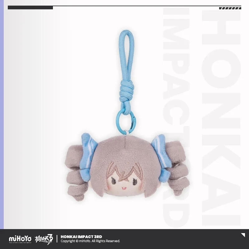 miHoYo Game Official Honkai Impact 3 Bronya Raiden Mei Kiana Plush Pendant Cartoon Doll Anime Key Chain Cosplay Halloween Gifts