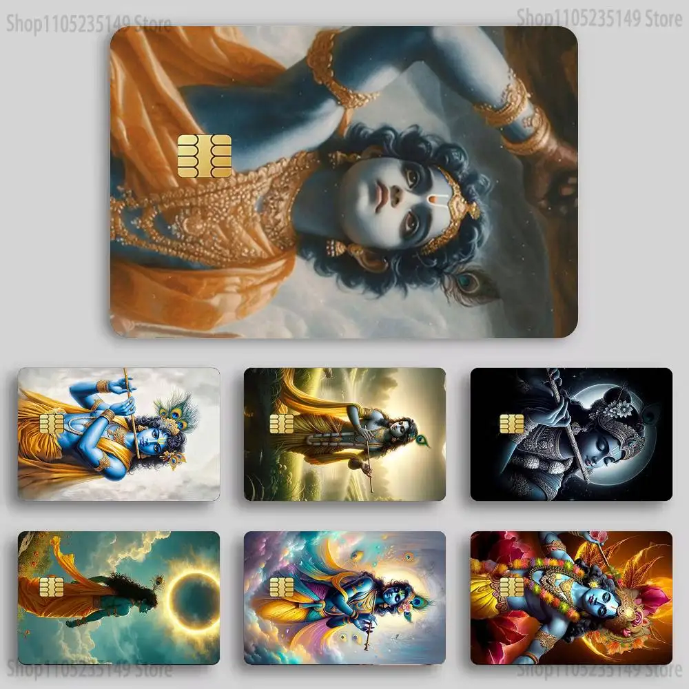 

Vishnu Hare Krishna Card Sticker Diy Decorate Exquisite Bank Card Decals Patch Documents Birthday Gift