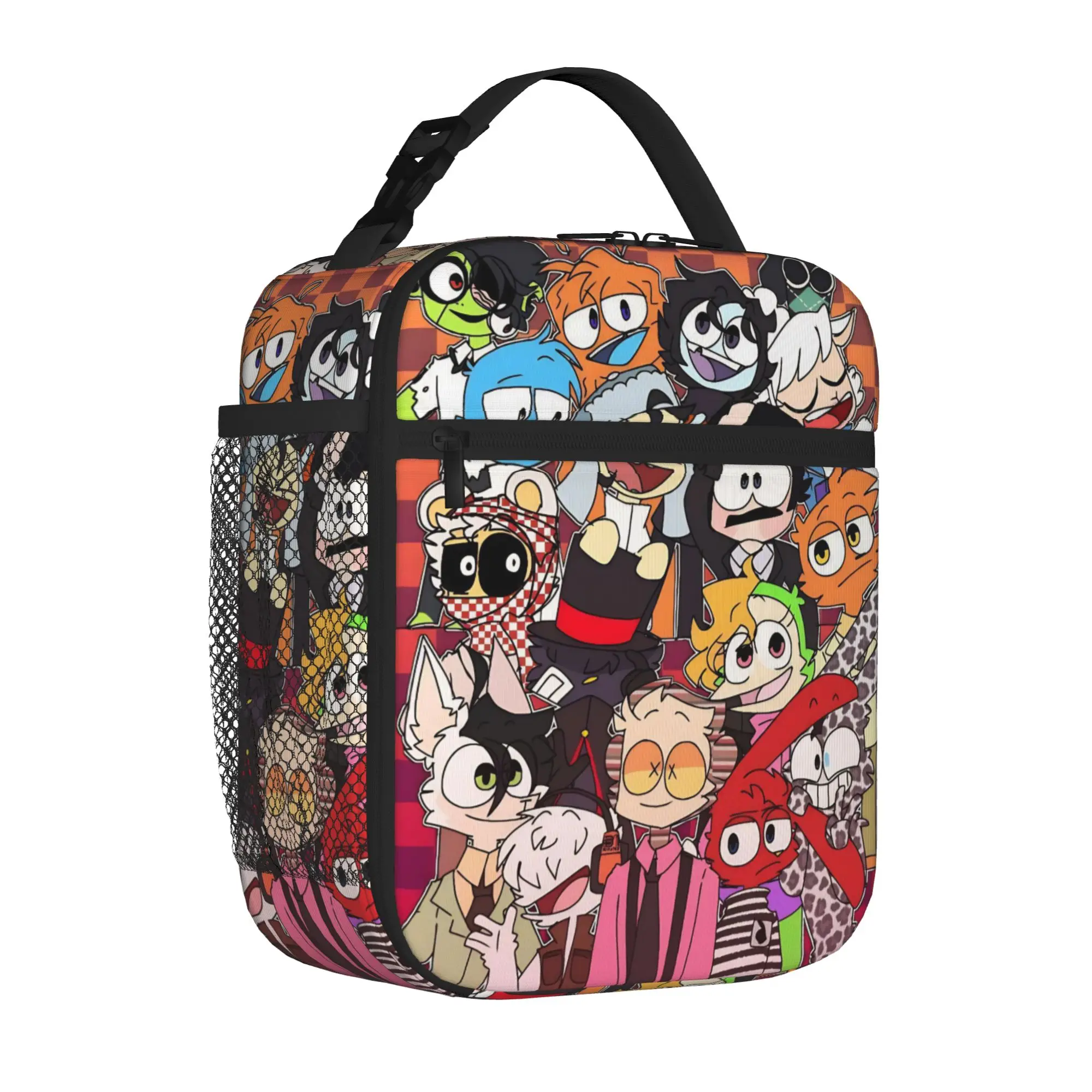 31 Juan Carlos Bodoque Rabbit Tote Insulated Lunch Bag Mins Cartoon Handheld Food Bags Leakproof Cooler Thermal Travel Washable