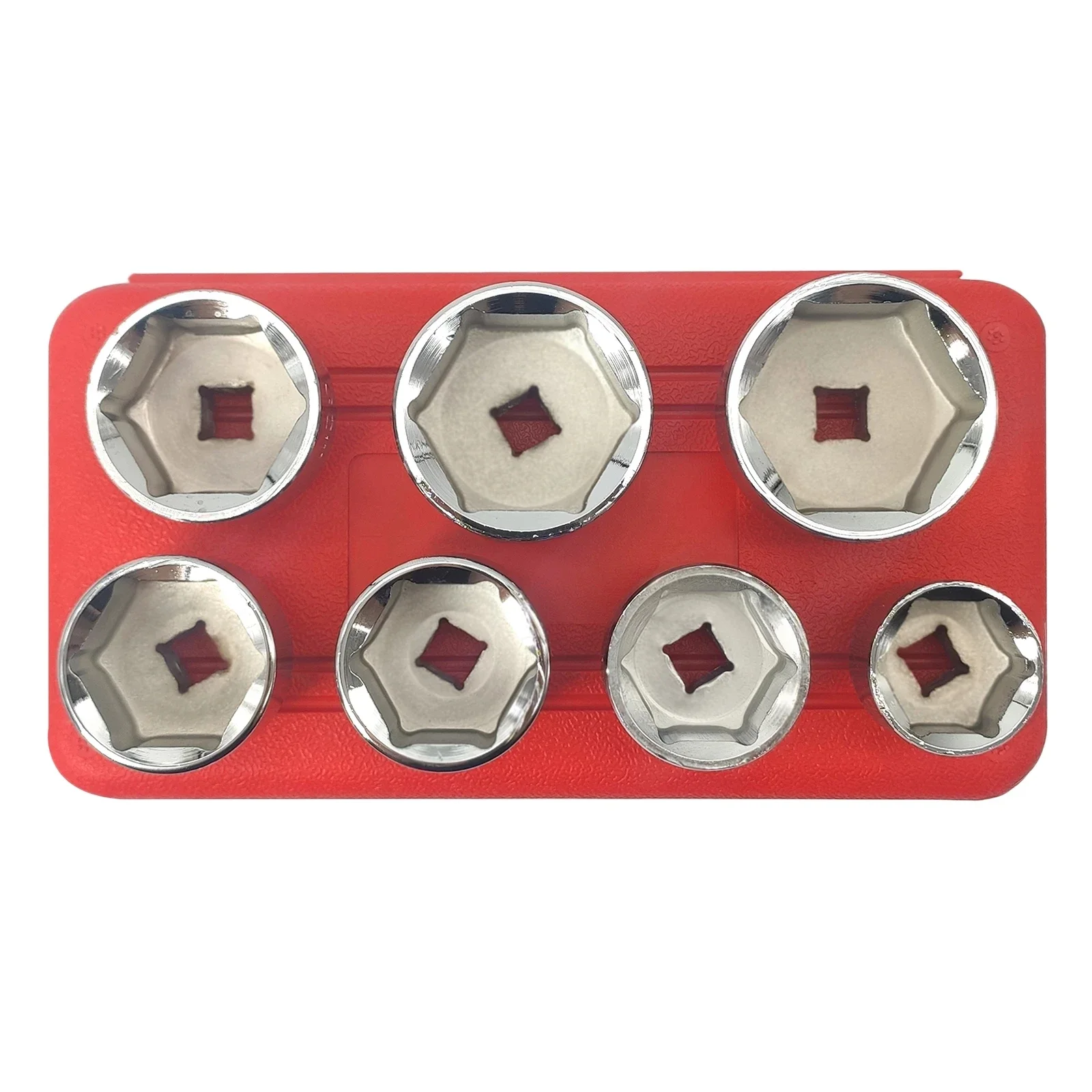 7-piece set of oil wrench, car filter disassembly tool, cap filter element, filter socket  24  27  29  30  32  36  38mm