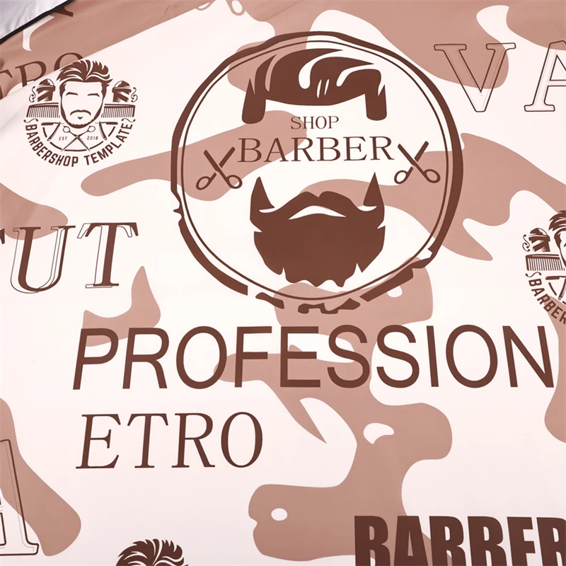 Barbershop Snap Closures Hairdresser Cape Professional Salon Antistatic Smooth Hair Cutting Dye Apron Hairdressing Styling Tools