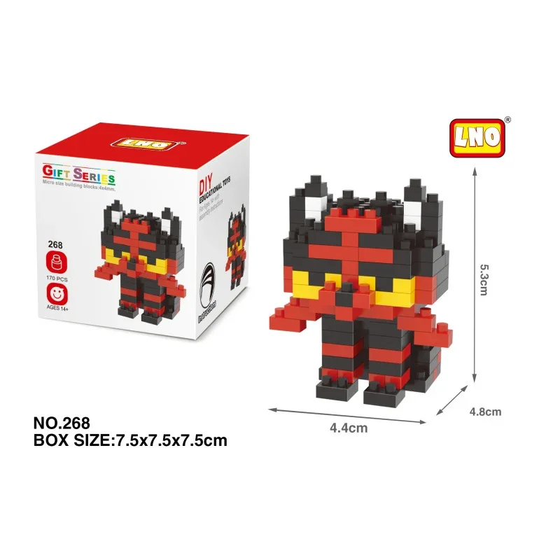 Nieuwe 9 Stijlen Micro Brick Diy Mini Bouwstenen Figuren Speelgoed Voor Kinderen