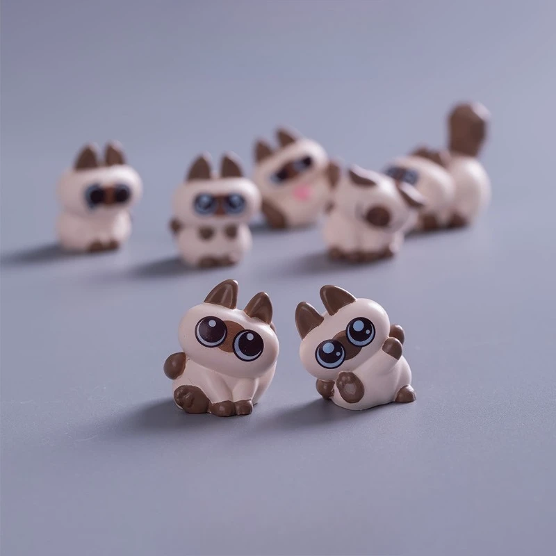 Neues Azukisan-Cartoon-Charakter-Set, niedliche Figurenmodelle, kreatives Kawaii-DIY-Mini-Desktop-Ornament, Gartenaccessoire im Großhandel. – Detail 2