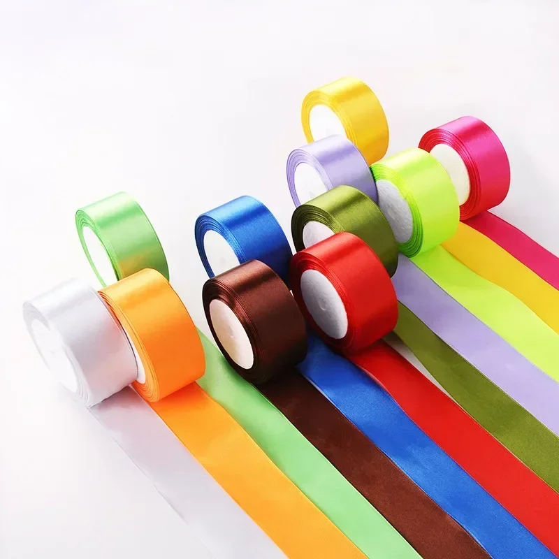 22 متر/لفة 4 سنتيمتر هدية التفاف القوس اليدوية Craft بها بنفسك الحرفية عيد الميلاد حفل زفاف الديكور الملابس الخياطة المواد المساعدة الشريط