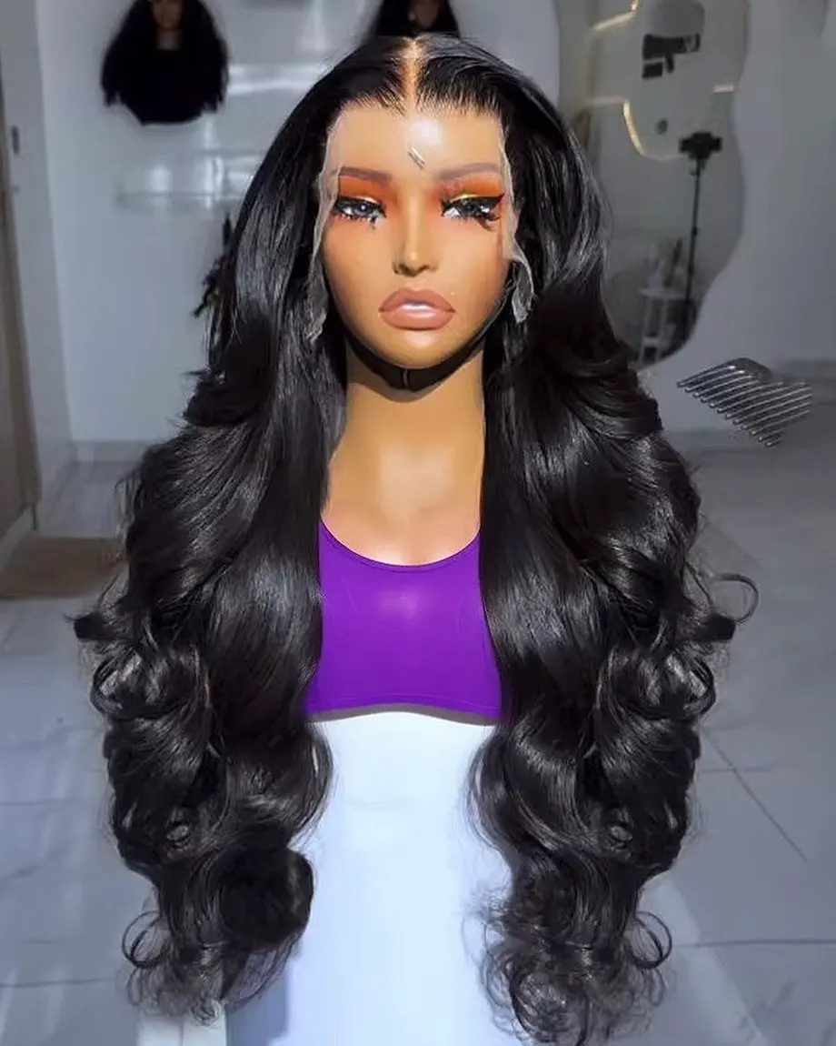 

200 Density HD Body Wave Lace Front Human Hair Wigs 30 40 Inch Water Wave 13x4 Loose Lace Frontal Wig 13x6 Brazilian For Women