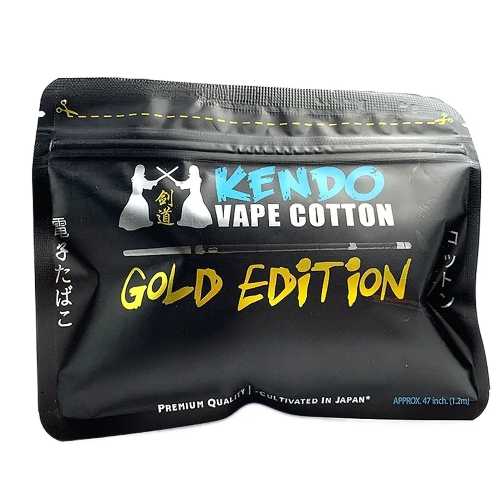 Kendo Cotton Blue Edition para DIY Bacon RDA tanque alambre calefactor algodón