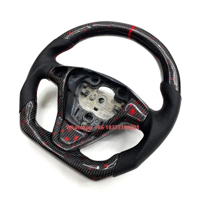 

Lightweight Carbon Fiber Steering Wheel Durable Shock-Absorbing Perfect for Track or Daily Commute