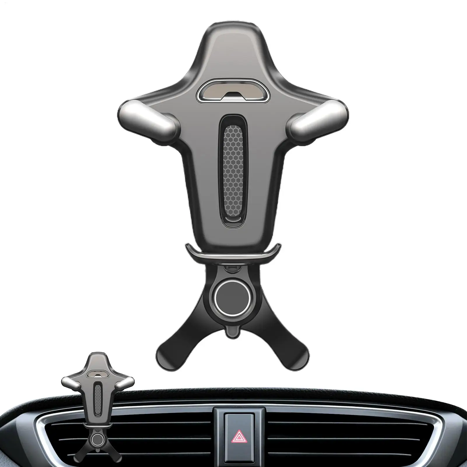 Vent Phone Holder Y-Shape Shock-Absorption Stand Car Vent Phone Holder For Family Friends Women Automotive Vehicle Indoor