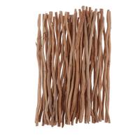 50Set Branch Sticks Natural Wooden Stick Driftwood for DIY Crafts Branch Tree Bark Wood Modelling Woodworking Material Tool