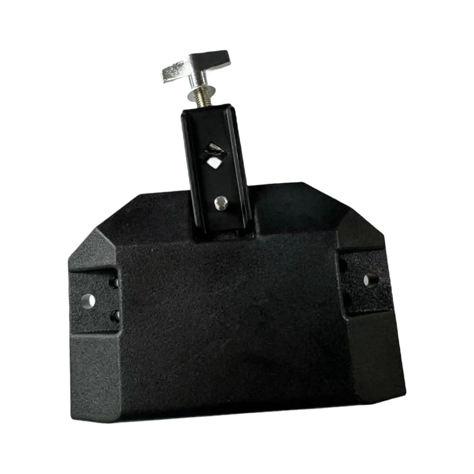 Percussion Cowbell Drum Accessories Durable Low High Pitched with Adjustable Mount for Bands Competitive Sports