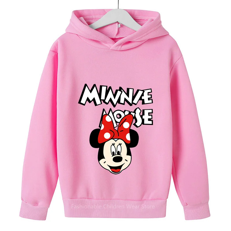 Disney Mickey Mouse Hoodie 2024 Spring Autumn Collection - Vibrant Cartoon Print for Korean Fashion Lovers