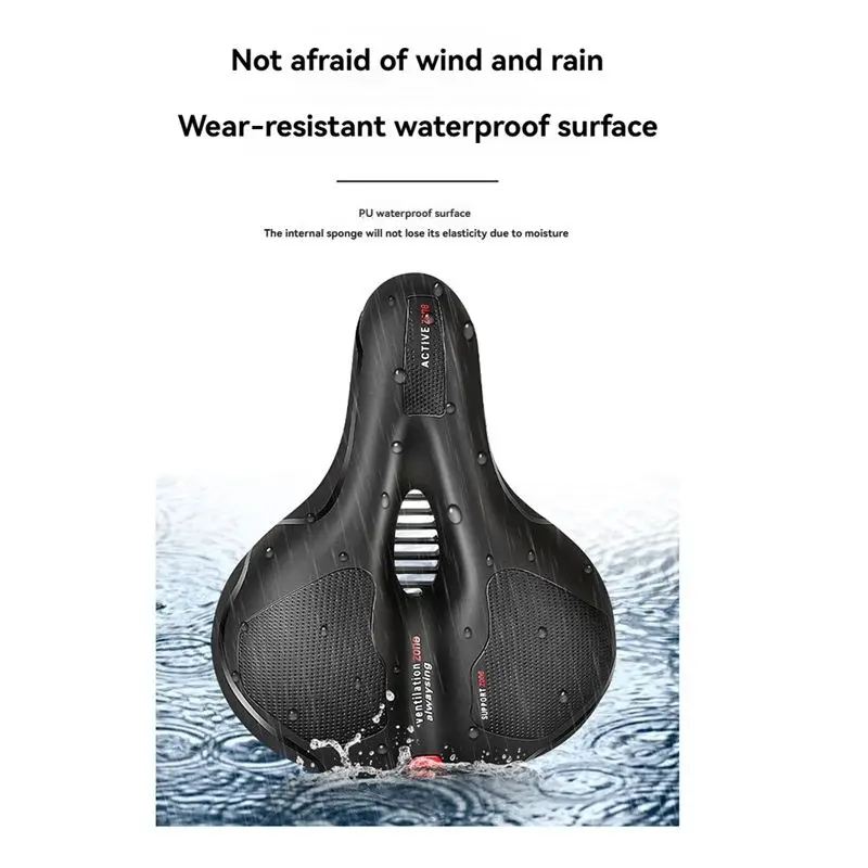 A69P-MTB Mountain Bike Seat Breathable Bicycle Saddle Cushion With Absorbing For MTB Mountain Road Bike