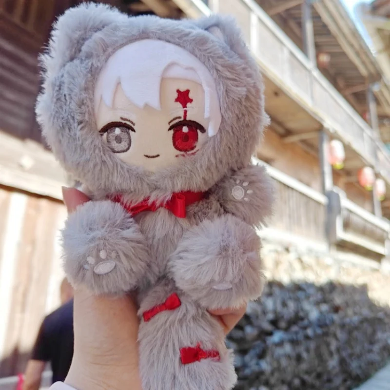 TAPIOCA D.Gray-man Tapio Nyaneko Plush Keychain Anime Peripheral Approx H150mm W120mm Collectible Doll For Anime Fans Gift