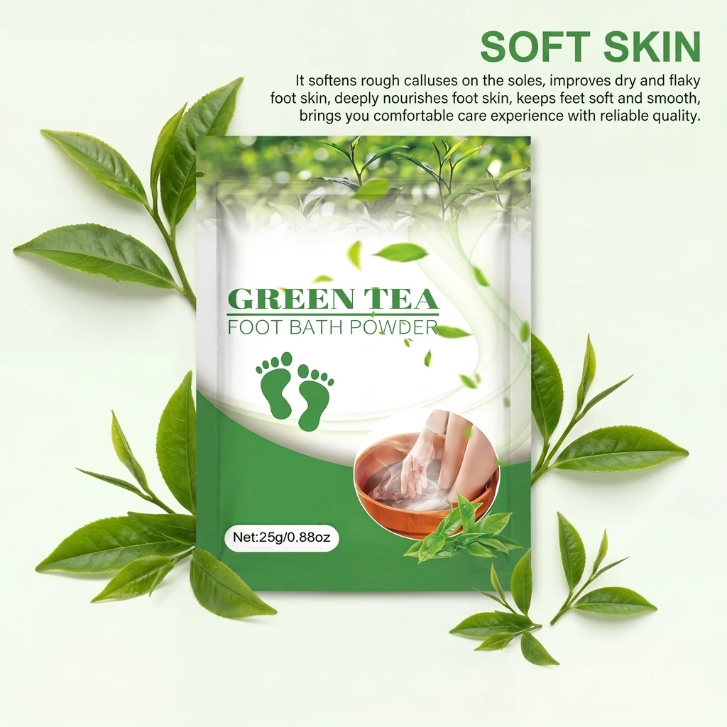 Foot Bath Salt Quickly Removing Dead Skin Soften Cuticles Reduce Foot Fatigue Discomfort Foot Care Spa Feet Exfoliation Therapy