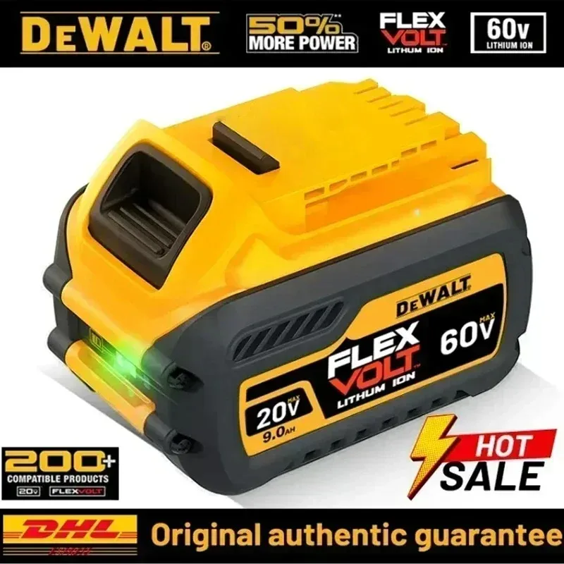

power original DEWALT 5AH 6AH 2AH DCB609 18V 20V 60V lithium-ion battery for Dewalt DCB206 DCB205 DCB204 DCB609 DCB184 DCB200