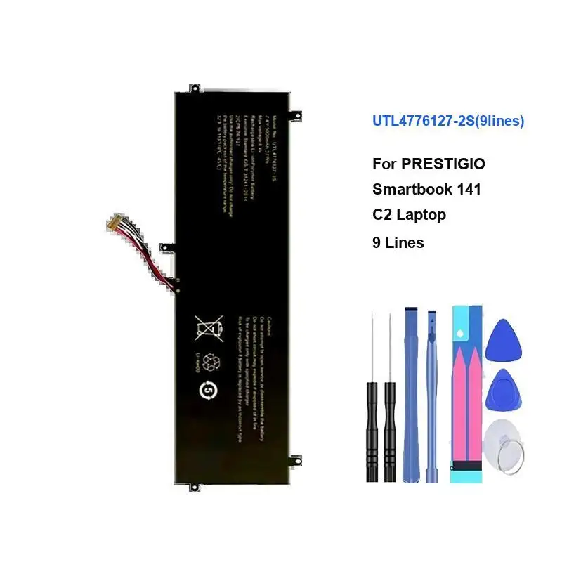 

UTL4776127-2S 9Lines 5000Mah Laptop Battery Prolonged Performance For Prestigio Smartbook 141 C2