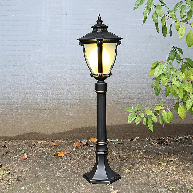

Современная уличная газонная лампа OUFULA, светодиодный электрическая водонепроницаемая лампа для виллы, сада, двора, район, жилых помещений, газона