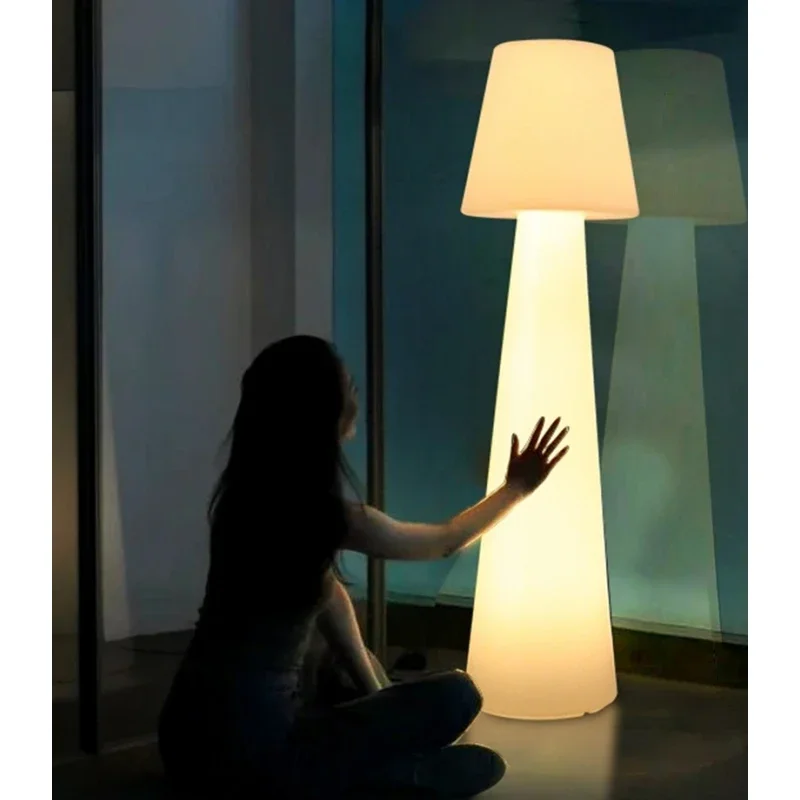 Modern Simple LED Water Drop Ambient Light RGB Dazzling Floor Lamp Living Room Bedroom Standing Lights Home Decoration