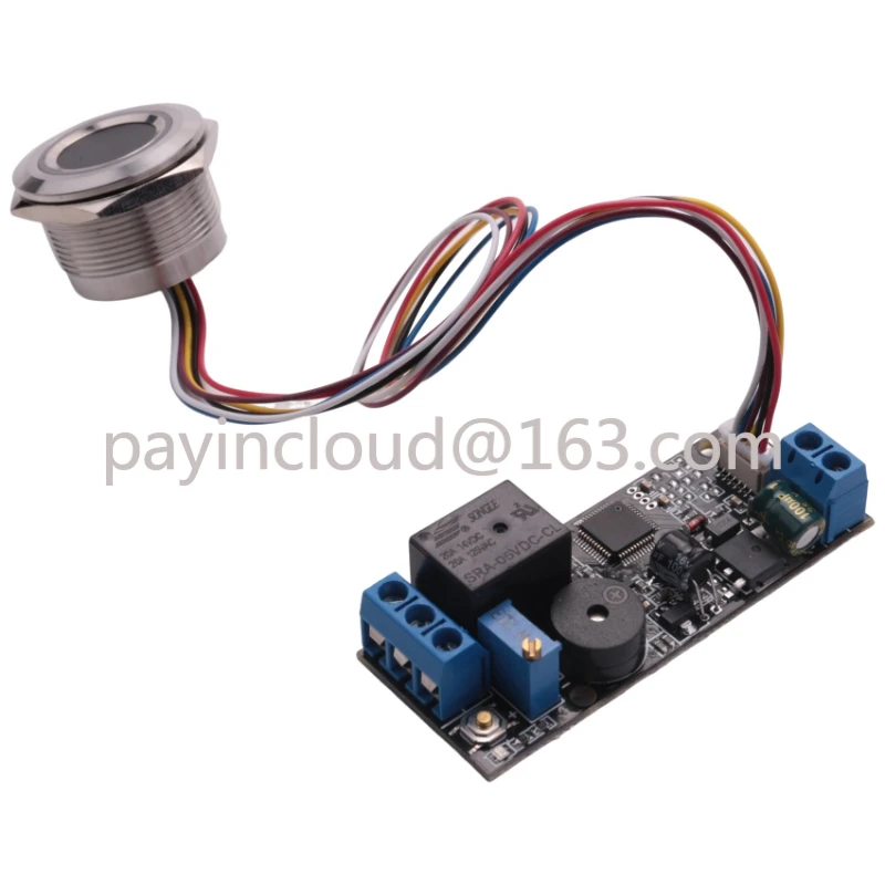 Fingerprint Module Round Fingerprint Recognition Module K202 DC12V Low Power Fingerprint Control Board + R503