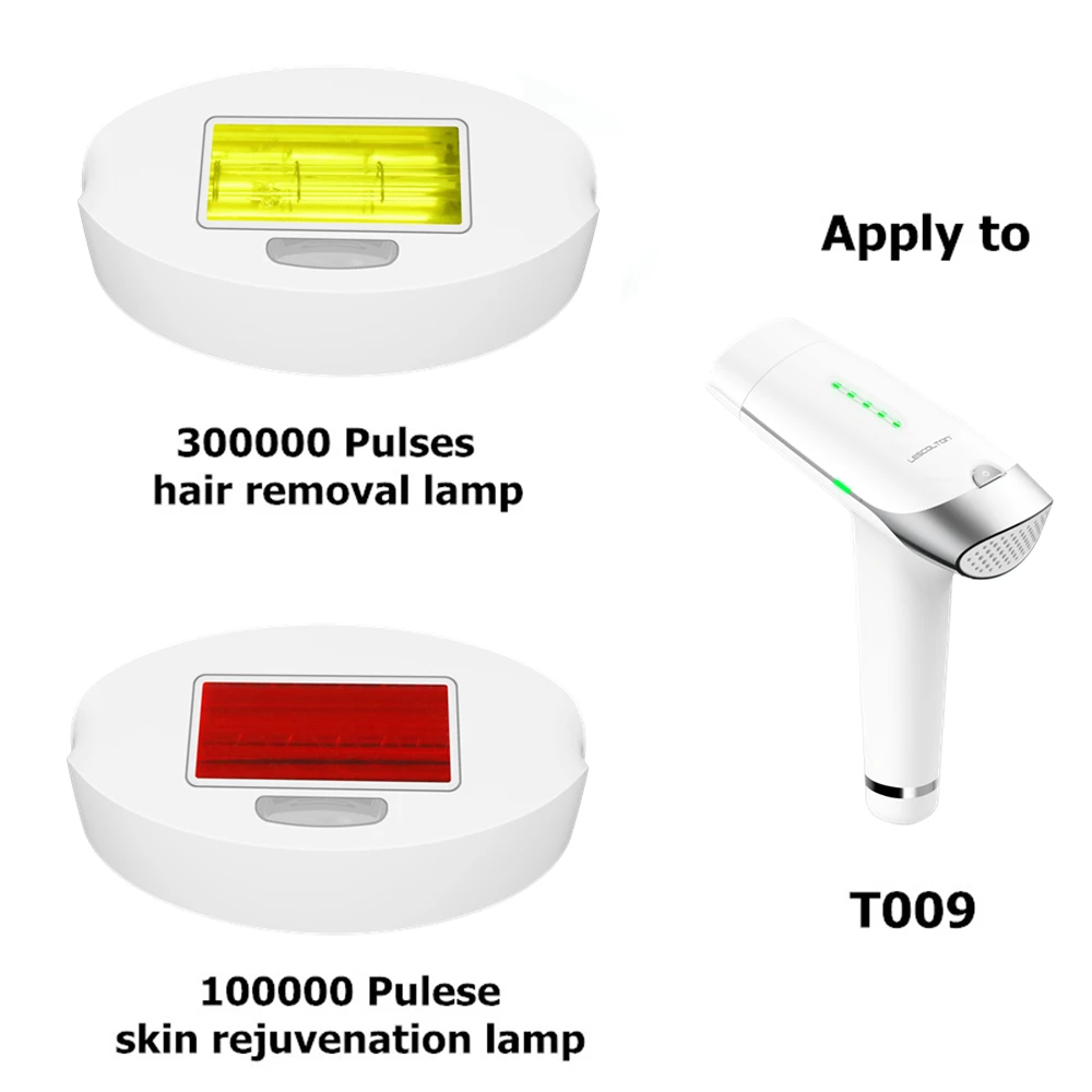 

Лазерная лампа Lescolton IPL для депиляции T009, устройство для перманентного удаления волос, лампочка для эпиляции, эпилятор, лампочка