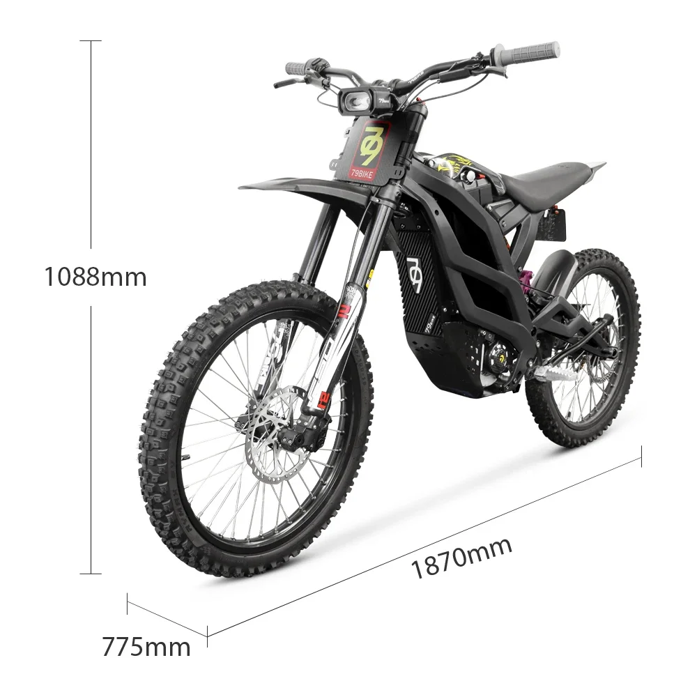 2024 Adventure Motocross Dirt Bike Racing Two Wheeled Off-road Electric Cross-country Motorcycle Forest Off-Road Motorbike