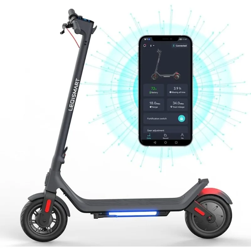 

Electric Scooter,Commuting Electric Scooter Long Range,Big Battery Capacity,Dual Braking System Commuting Electric Scooter Teens